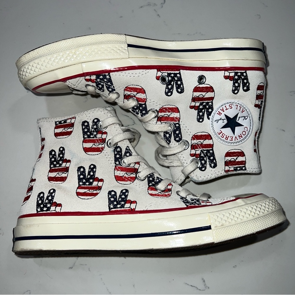 Converse Chuck Taylor Peace Sign 70’s Election Limited Edition Hi-Top Sneakers